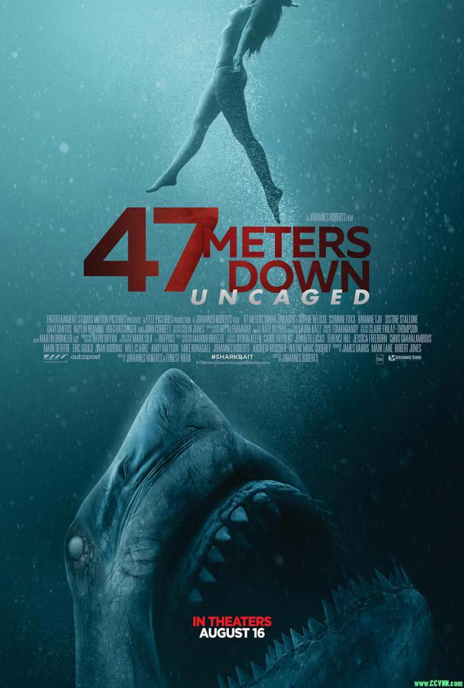 [2019][欧美][剧情 恐怖]   鲨海逃生 47.Meters.Down.Uncaged.2019.1080p.WEB-DL.DD5.1.H264-FGT 3.06GB[BT]
