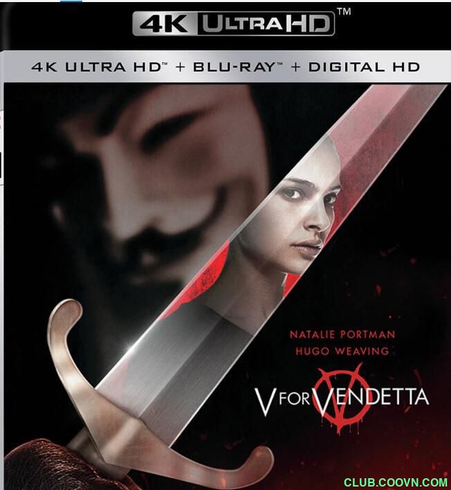 V字仇杀队4K.V.for.Vendetta.2005.2160p.UHD.BluRay.x265.10bit.HDR.TrueHD.7.1.Atmos【30.53 GB】[BT+磁力]