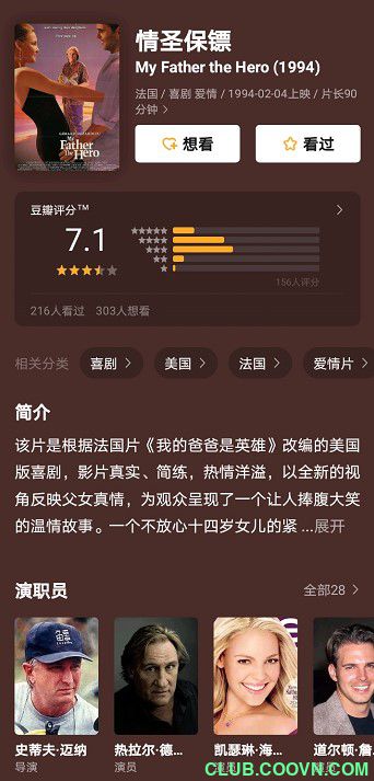 情圣保镖/我的爸爸是英雄（美国版）中英字幕 My.Father.The.Hero.1994.1080p.BDrip.x264-AAC-2.9G-百度网盘