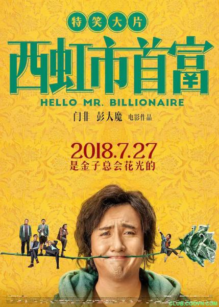 [西虹市首富][蓝光/1080P][国语/中简繁英字][10G]Hello.Mr.Billionaire.2018.BluRay.1080p.DD5.1.x264.mkv-度盘
