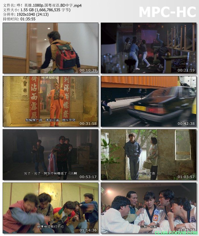 哗！英雄 嘩！英雄.What.a.Hero!.1992.Bluray.1080p.mp4.1.55G　-百度网盘