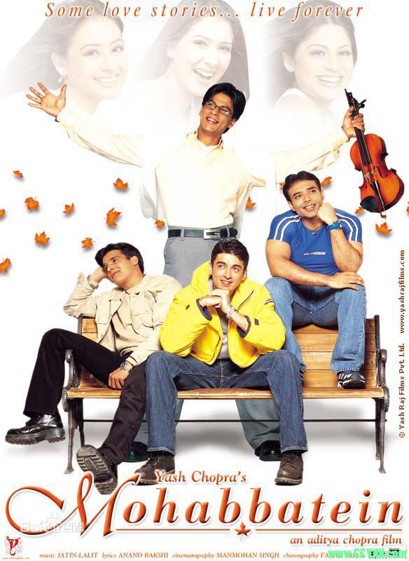 情字路上.真爱永存.Mohabbatein.2000.印地语中字.DVDRip无删减.XviD.AC3.2.72GB-百度网盘