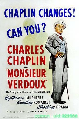 [凡尔杜先生][Monsieur Verdoux][1947][喜剧][高分经典8.8][BD1080P/MKV/4.57G][外挂中英双字][美国]-百度网盘