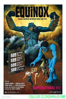 独家绝版clut片之【黎明前的野兽】.1970恐怖惊悚.DVD.中字.Equinox.MKV 800M.百度网盘