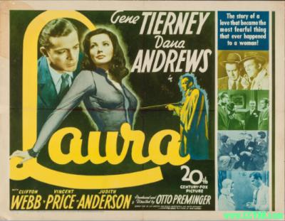 罗拉秘史[1944]720P(MKV英语中字4.37G)LAURA.BLU-RAY.X264.DDMONO.MYSILU-百度网盘
